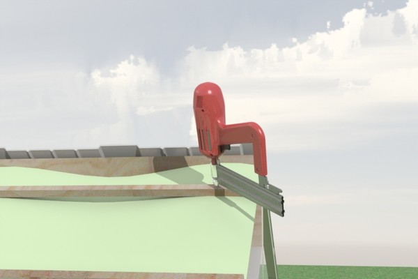 nail gun 3ds - Nail gun by Design2Render